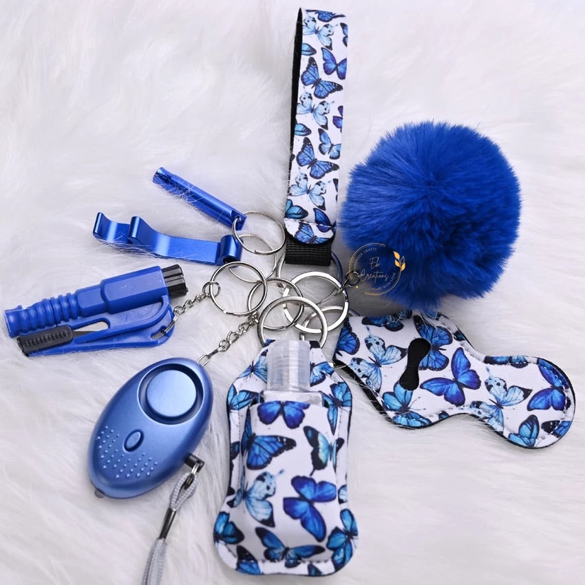 Safety Keychain Set - Blue – The Keychain Lady