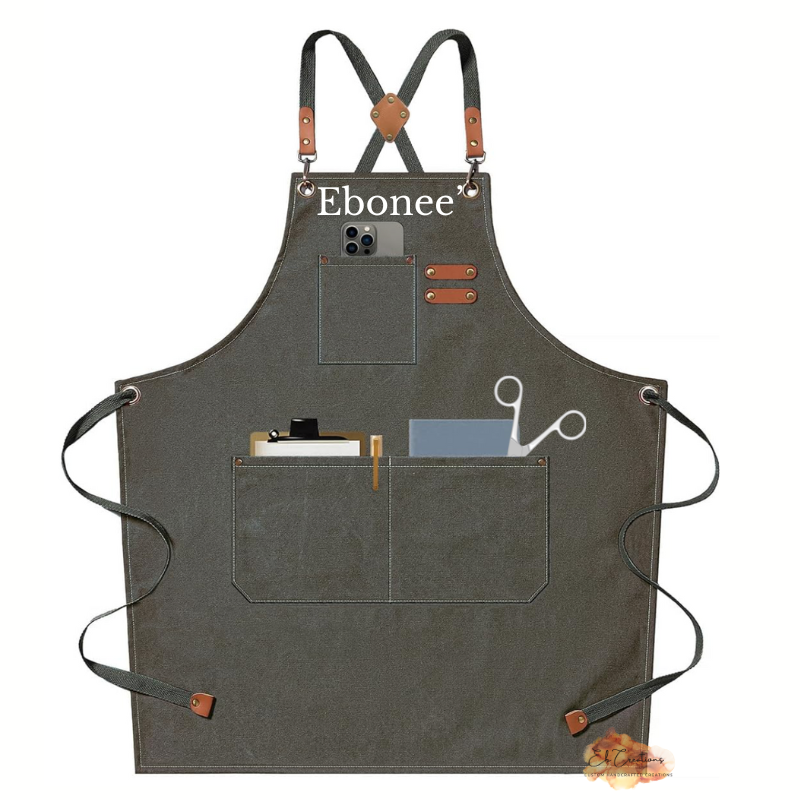 Professional Personalized Apron I Hair Stylist Apron | Hair Dresser | Custom Apron