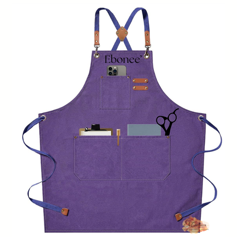 Professional Personalized Apron I Hair Stylist Apron | Hair Dresser | Custom Apron