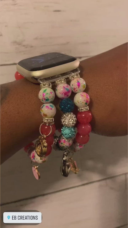 Apple Watch Beaded Bracelet | Jewelry Charm Bracelet