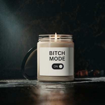 Bitch Mode On Custom Candle Scented Soy Candle | Funny Gift for Moms and Friends - Eb Creations Home Decor Bitch Mode On Custom Candle Scented Soy Candle | Funny Gift for Moms and Friends