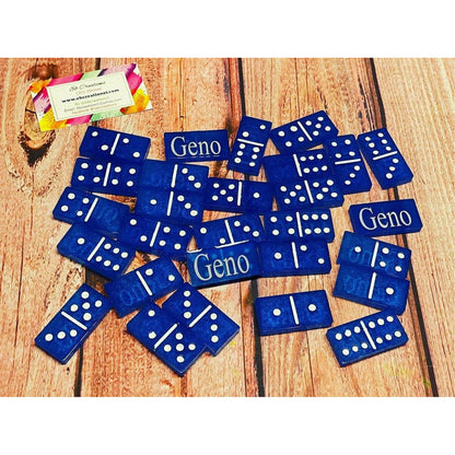 Blue & White Domino set - Eb Creations Domino Blue & White Domino set